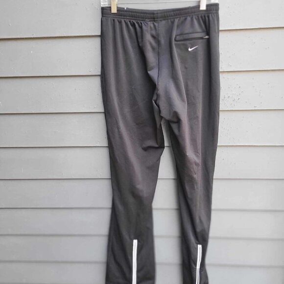 Nike Work Out Black Pants with White zippers on back of legs size Medium - Picture 7 of 10
